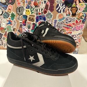 Converse CONS Fastbreak Pro Mid Suede Black Grey Gum Shoes Men Sz 7 NEW